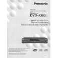 PANASONIC DVDA300 Owners Manual
