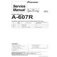 PIONEER A-607R/MY/EW Service Manual