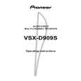 PIONEER VSX-D909S/KU/CA Owners Manual