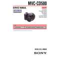 SONY MVCCD500 Owners Manual