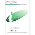 TRICITY BENDIX TBG640BR Owners Manual