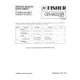 FISHER CRW223 Service Manual