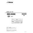 JVC BD-X200 Owners Manual