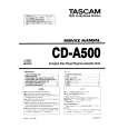TEAC CD-A500 Service Manual