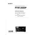 SONY PVW-2600P Instrukcja Serwisowa