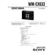 SONY WMEX633 Instrukcja Serwisowa