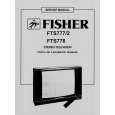 FISHER FTS778 Service Manual