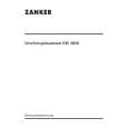 ZANKER GW3850W Owners Manual