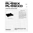 PIONEER PL-512XD Instrukcja Serwisowa