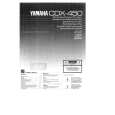 YAMAHA CDX-450 Manual de Usuario