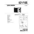SONY ICF-F10S Manual de Servicio
