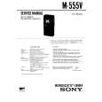 SONY M555V Manual de Servicio