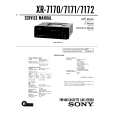 SONY XR7171 Service Manual