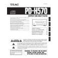 TEAC PD-H570 Instrukcja Obsługi