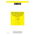ZANUSSI WDJS1272 Owners Manual