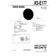 SONY XS-E177 Service Manual