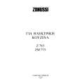 ZANUSSI ZM775W Owners Manual