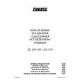 ZANUSSI ZC 255 AO Owners Manual