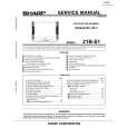 SHARP 21BS1 Service Manual