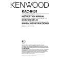 KENWOOD KAC8401 Owners Manual