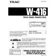 TEAC W416 Owners Manual