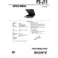 SONY PSJ11 Service Manual