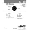SONY XSL100 Manual de Servicio