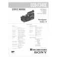 SONY CCDF340E Service Manual