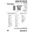 SONY DCRPC7 Service Manual