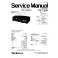 TECHNICS RS-D250 Service Manual