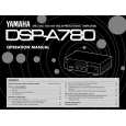 YAMAHA DSP-A780 Owners Manual