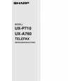 SHARP UX-P710DE Instrukcja Obsługi