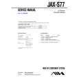 SONY JAXS77 Service Manual