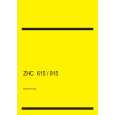 ZANUSSI ZHC915X/V Owners Manual