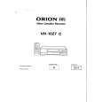 ORION VH1027C Service Manual