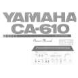 YAMAHA CA-610 Manual de Usuario