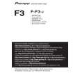 PIONEER F-F3-J/WYSXCN5 Owners Manual