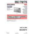SONY DSC-T70 LEVEL1 Manual de Servicio
