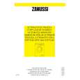ZANUSSI ZWF1238 Owners Manual