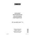 ZANUSSI ZC 244 AGO Owners Manual