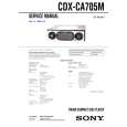 SONY CDXCA705M Service Manual