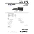 SONY XTLW70 Service Manual