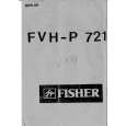 FISHER FVHP721 Service Manual