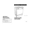 WHIRLPOOL DU8400XX3 Installation Manual