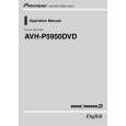 PIONEER AVH-P5950DVD/XN/RC Owners Manual