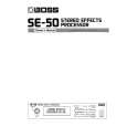 BOSS SE-50 Owners Manual