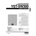 YAMAHA YST-SW300 Instrukcja Serwisowa