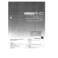 YAMAHA R-10 Owners Manual