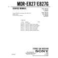 SONY MDR-E827G Service Manual