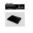 SHARP QA75A Owners Manual